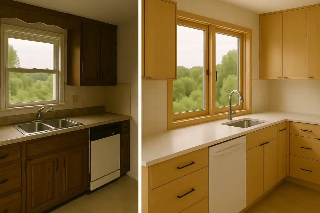 Real Kitchen Renovations Before and After Success Stories